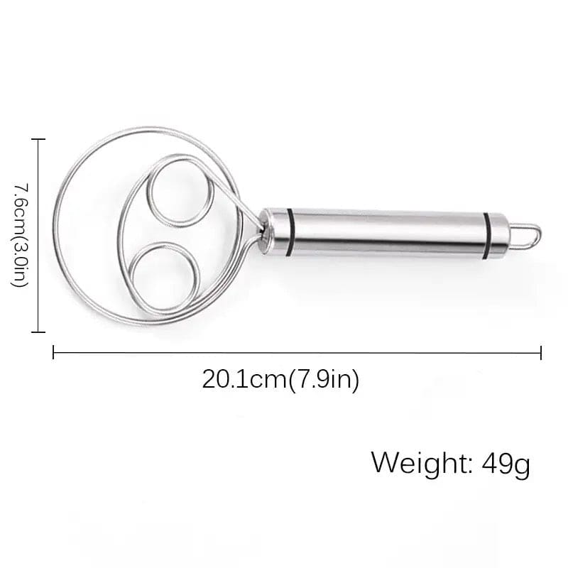 Flour Mixer, Manual Non Stick Cream Beater, Danish Bread Dough Hand Mixer, Dough Whisk Mixer, Kitchen Baking Blender Tool, Durable Handheld Food Blender For Cooking Flour Mixer, Manual Non Stick Cream Beater, Danish Bread Dough Hand Mixer, Dough Whisk Mixer, Kitchen Baking Blender Tool, Durable Handheld Food Blender For Cooking